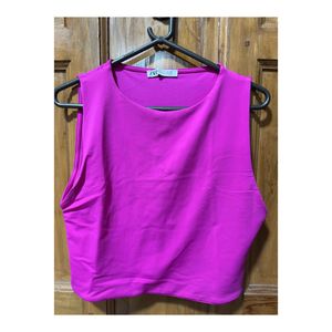 Zara Basic Cropped Tank Top