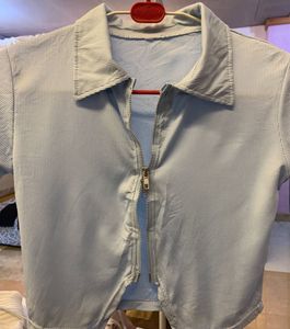Zipper Top🩵