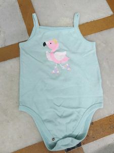 Cute Flamingo Baby Bodysuit