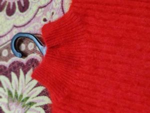 Woolen High Neck Sweater For Women