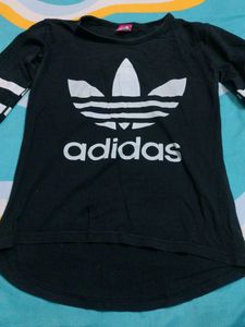 Adidas Black Long Sleeve Top