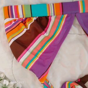 Striped Bikini Top