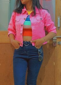 Crop Top With Jacket
