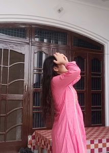 Pretty Pink Anarkali Kurti