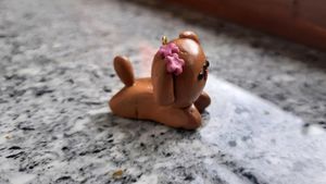 Dog Clay Charm