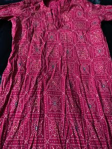 Straight fit collor neck kurta