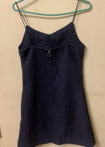 Winter Dark Grey Mini Dress