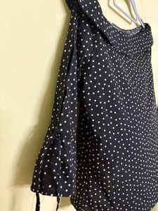Polka Dot Off-Shoulder Top