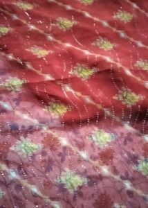 Red &amp; Gold Sari