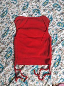 🍒New Shein Red Ruched Top🍒