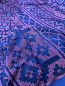 Blue Brasso Saree
