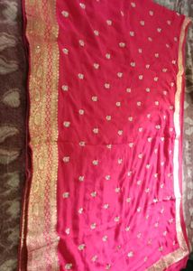 Elegant Pink Saree