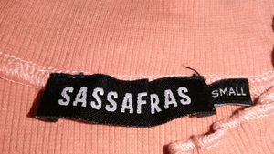 Peach-Coloured High-Neck Top