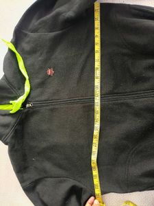 Black And Neon Green Hoodie