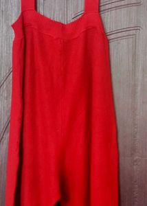 Red Sleeveless Dress