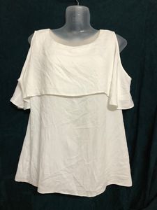Elite White Stylish Top