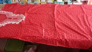 Embroidered Cotton Nighty Maxi For Ladies
