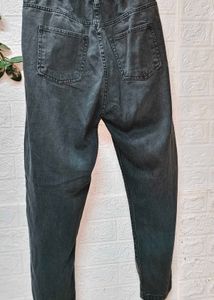 Zudio Gray High-Waisted Jeans