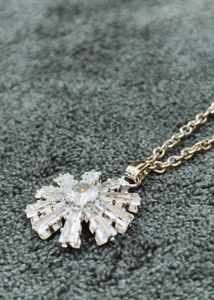 Floral Crystal Necklace