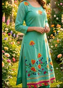 Elegant Embroidered Kurta