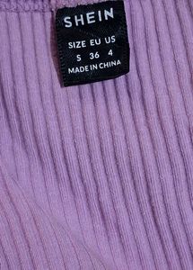 Shein lavender trendy top