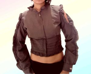 Zipup Cropped Jacket
