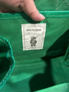 Raelra Bear Authentic Canvas Bag