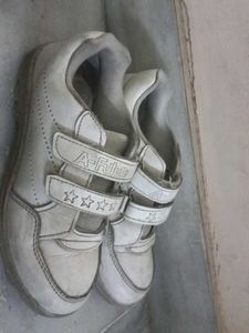 White Colour School Shoes