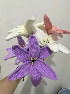 Crochet Lily Bouquet