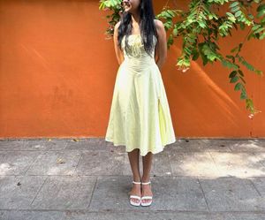 IT Girl Women Yellow Summer Dress
