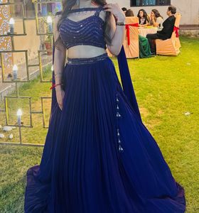 Elegant Blue Lehenga Choli