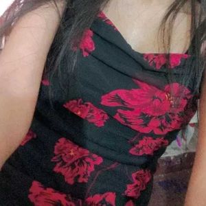 Floral Print Mini Dress