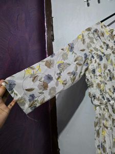 White Floral Dress