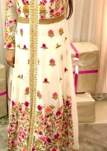 Floral Embroidered Anarkali Kurti