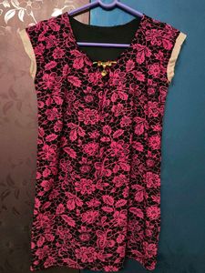 Pink Floral Dress