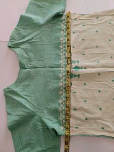 Pricedrop | Mint Green Handloom Cotton Kurta