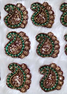 45 Zari Work Patches