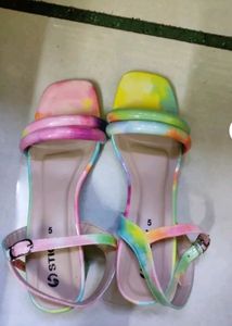 Tie-Dye Platform Sandals