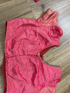 Pink Indian Saree