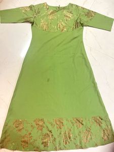 Green & Gold Kurta