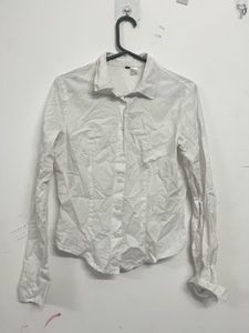 H&M White Fitted Shirt