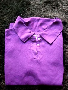 Crop Tie Knot Purple Cute Top