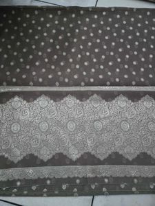 Elegant Polka Dot Saree ✨️