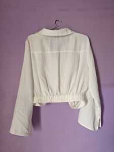 White Crop Top
