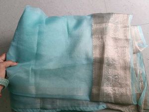 Elegant Blue Saree