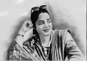 Custom Charcoal Portrait Art