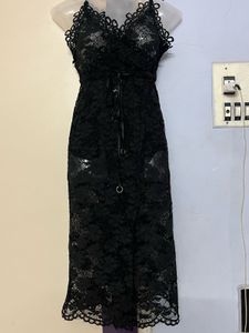 Black See Through Designer One Piece
