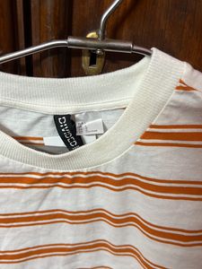 H&amp;M Striped Crop Top