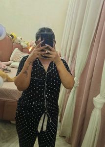 Polka Dot Night Suit