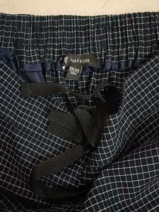 Checkered Casual Pants